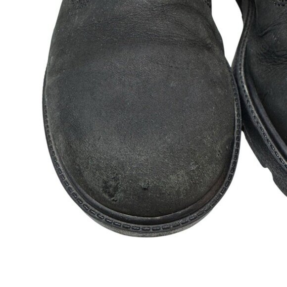 Timberland Women 6 Inch Classic Boots Size 6 Black Leather Tain Water Re… - Picture 4 of 11